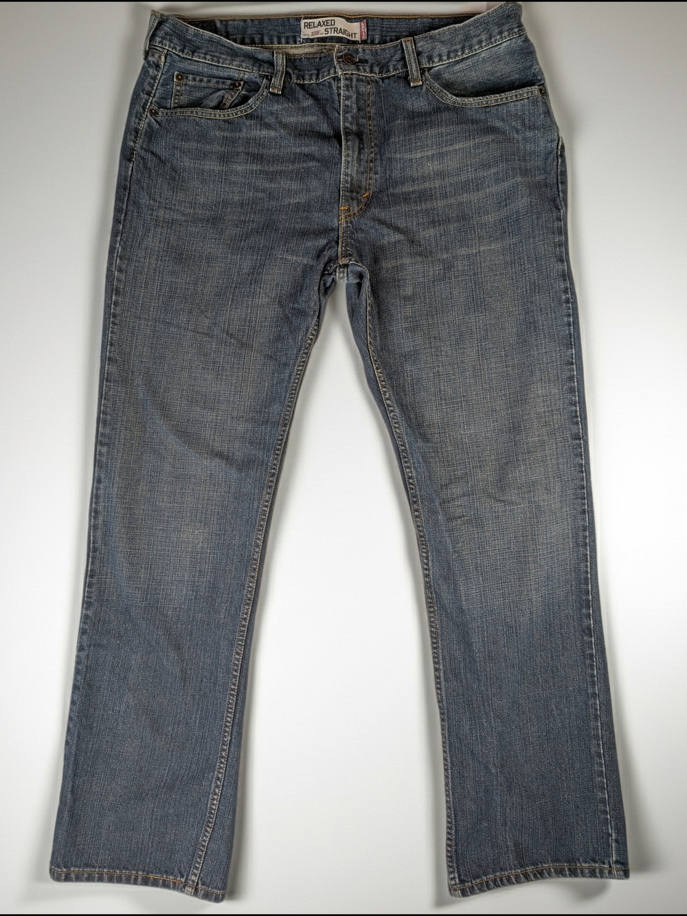 Levi's 559 Jeans‎ Men's 38X34 Blue Medium Wash Relaxed Straight Fit